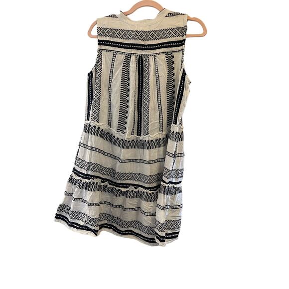 Elan Stripped Sleeveless A-Line Mini Dress, NWT, Size: Large - Picture 4 of 6